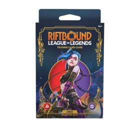 deck préconstruit complet de 56 cartes à l'effigie de Jinx, conçu pour offrir un gameplay accessible et dynamique.
