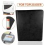 PHOENIX SHIELD TOPLOADER ZIP 9-POCKETS (360 CARDS) LEATHER EFFECT BLACK