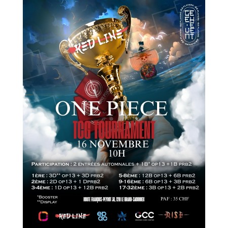 Geek Event Tournament - One Piece Card Game - Red Line