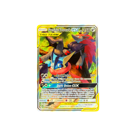 Amphinobi et Zoroark GX Tag Team Alt. UNB 201 ENG