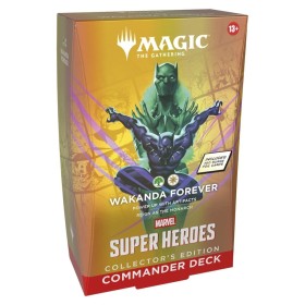 Magic the Gathering Marvel Super Heroes Wakanda Forever Collectors Commander Deck