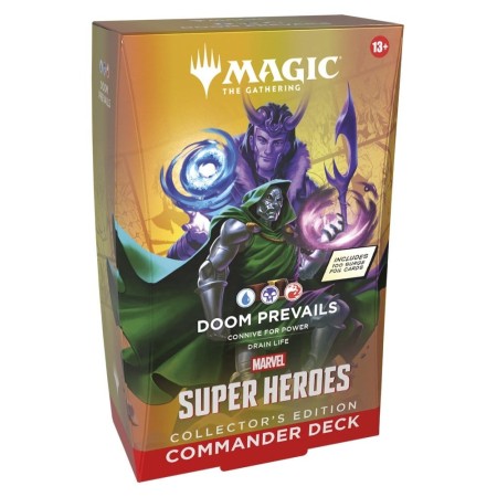 Magic the Gathering Marvel Super Heroes Doom Prevails Collectors Commander Deck